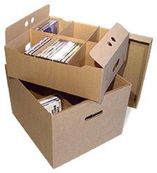 This 2-tier DVD Storage Box holds 1